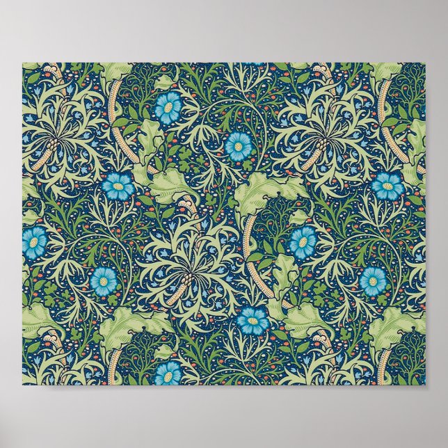 Poster Seaweed, William Morris (Devant)