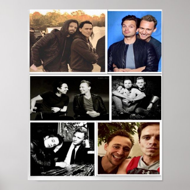 Poster Sebastian Stan et Tom Hiddleston (Devant)
