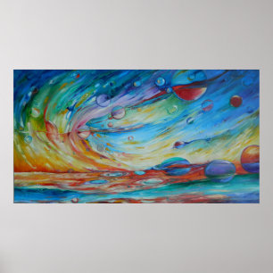 Poster “Second day of creation” creation story series