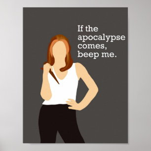Poster secouer le tueur de vampire si l'apocalypse vient
