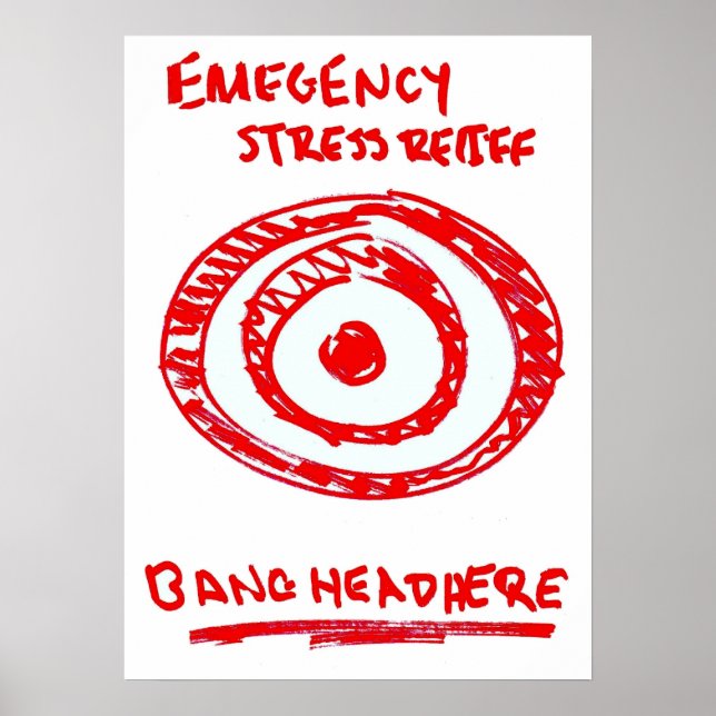 Poster Secours aux stress d'urgence (Devant)