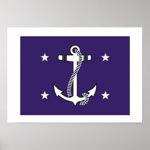 Poster Secrétaire de la Marine des États-Unis