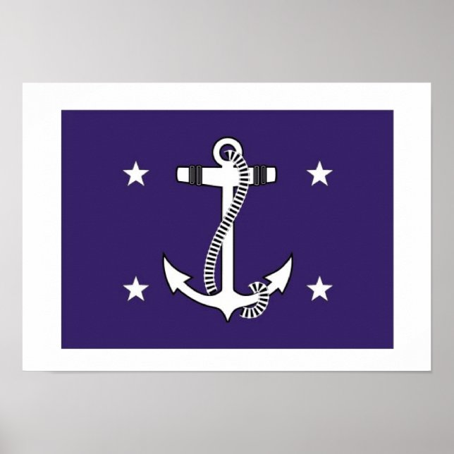 Poster Secrétaire de la Marine des États-Unis (Devant)