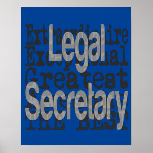 Poster Secrétaire juridique Extraordinaire
