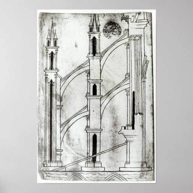 Poster Section du mur et de l'arc (Devant)