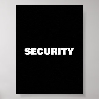 Poster Sécurité