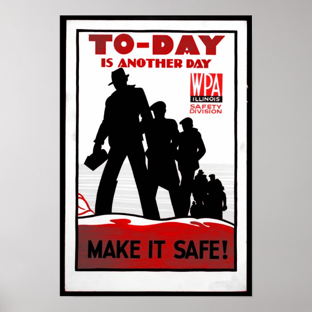 Poster Sécurité en milieu de travail (Devant)