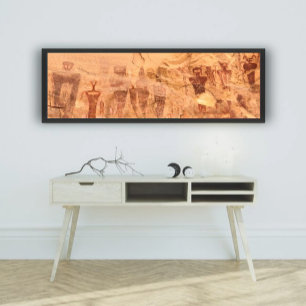 Poster Sego Canyon Rock Art Utah Pictograph