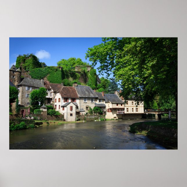 Poster Segur-le-Chateau in Frankreich (Vorne)