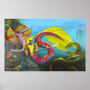 Poster Seigneur et Dame d'Atlantis