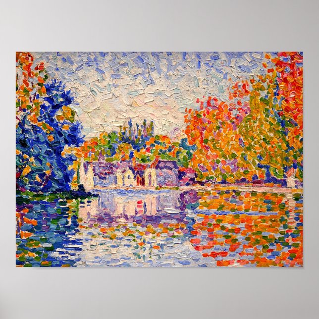 Poster Seine par Paul Signac (Devant)