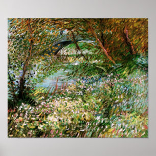 Poster Seine, Pont de Clichy au printemps, Van Gogh