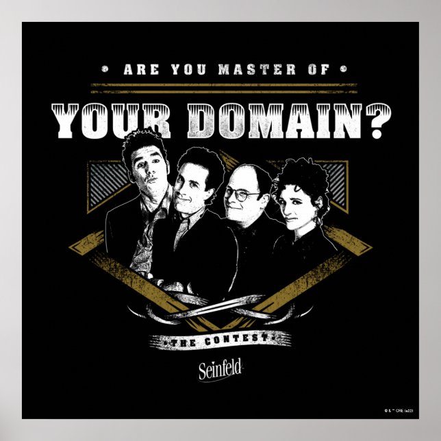 Poster Seinfeld | Êtes-vous maître de votre domaine? (Devant)