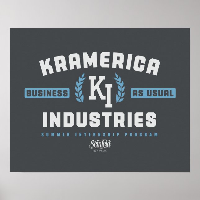 Poster Seinfeld | Kramerica Industries (Devant)