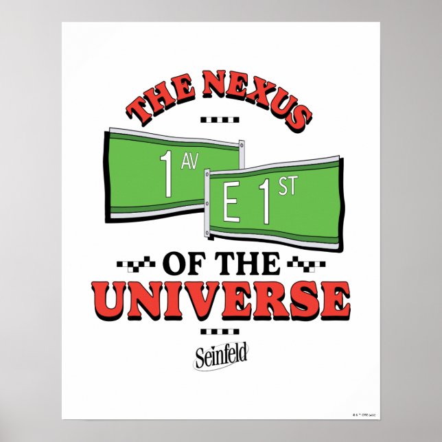 Poster Seinfeld | Le Nexus de l'Univers (Devant)