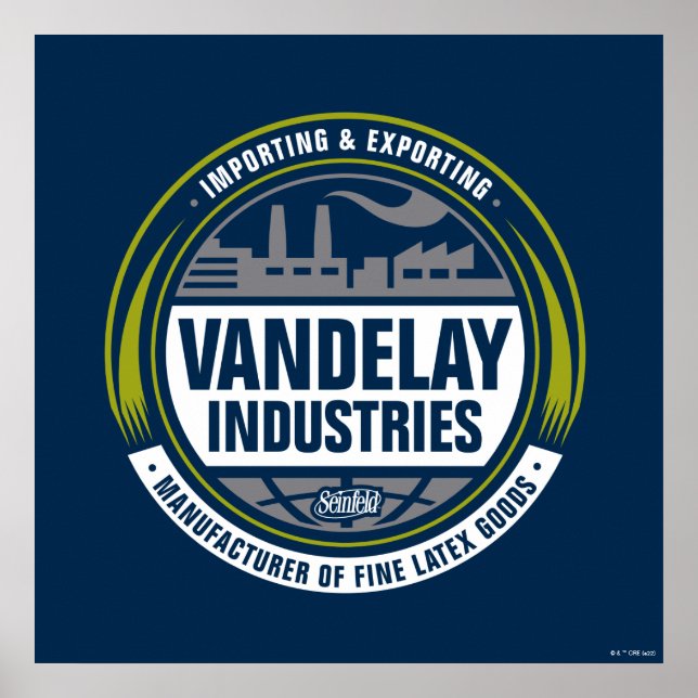 Poster Seinfeld | Logo de Vandelay Industries (Devant)
