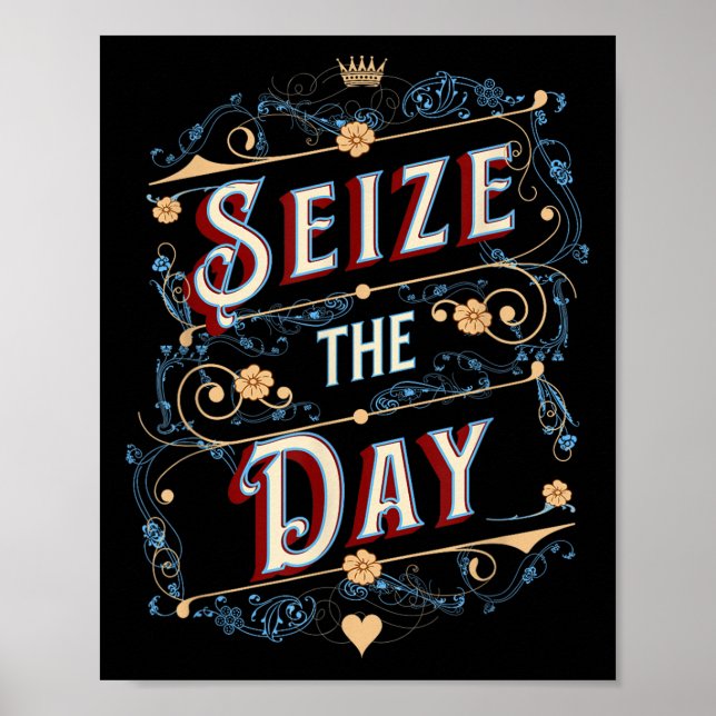 Poster Seize The Day  (Devant)