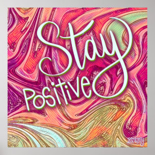 Poster Séjour en classe Inspiritisme positif Moderne tend