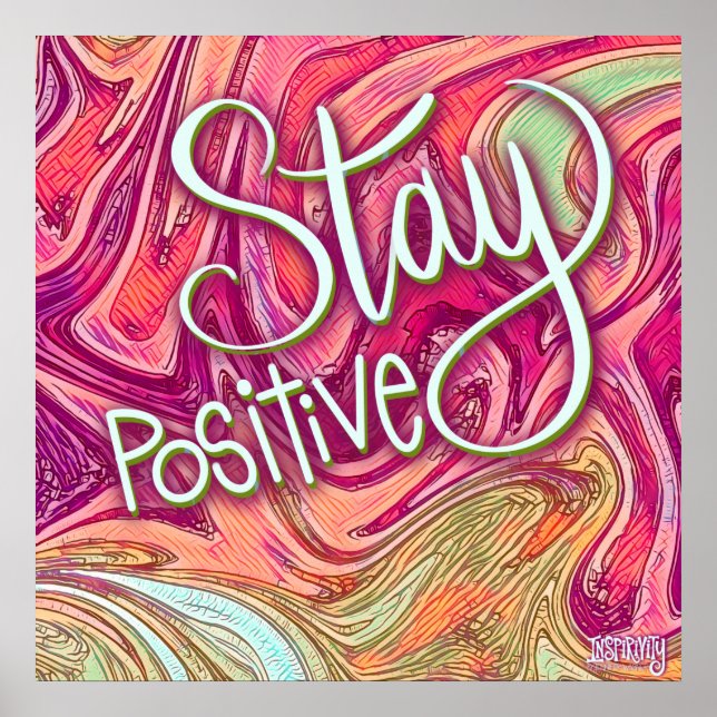 Poster Séjour en classe Inspiritisme positif Moderne tend (Devant)