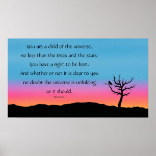 Poster Sélection de Desiderata