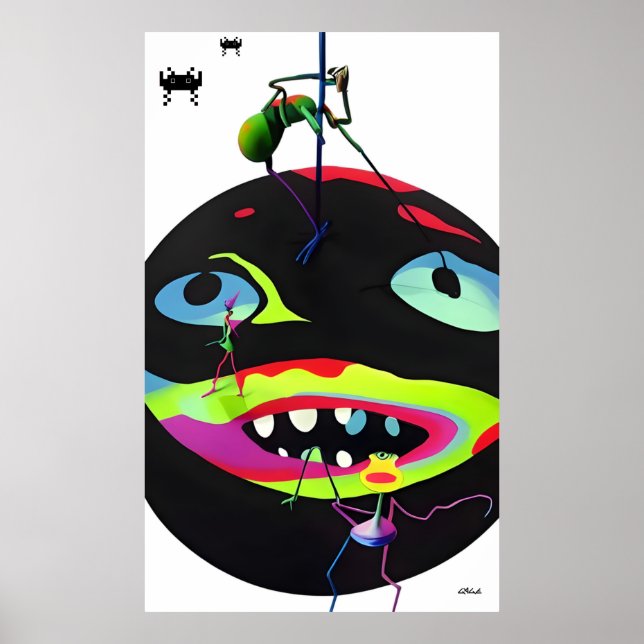 Poster Self-Generated Stress Monsters (Devant)