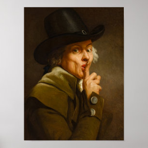 Poster Self Portrait, The Silence, 1790 par Joseph Ducreu
