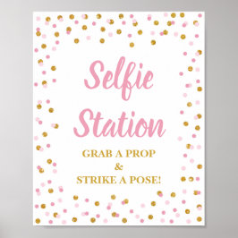 Poster Selfie Station Attraper une attaque de la prothèse