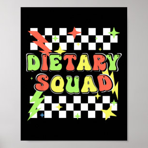 Poster Semaine d'Appréciation Alimentaire Retro Squad pou