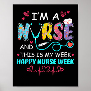 Poster Semaine d'appréciation des infirmières - Joyeuses