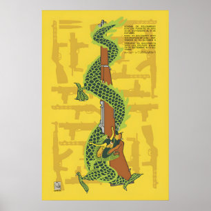 Poster Semaine de l'affiche de l'OSPAAAL de solidarité av