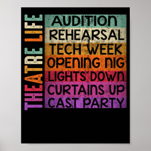 Poster Semaine de l'audition de Theatre Life