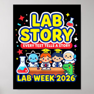 Poster Semaine de l'histoire du laboratoire 2026 Technici