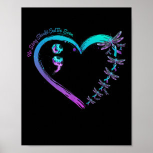 Poster Semaine de prévention du suicide Dragonfly Heart R