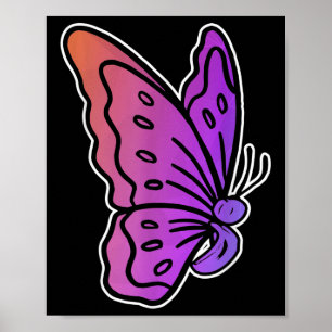 Poster Semicolon Papillon anti-suicide Santé mentale Awa