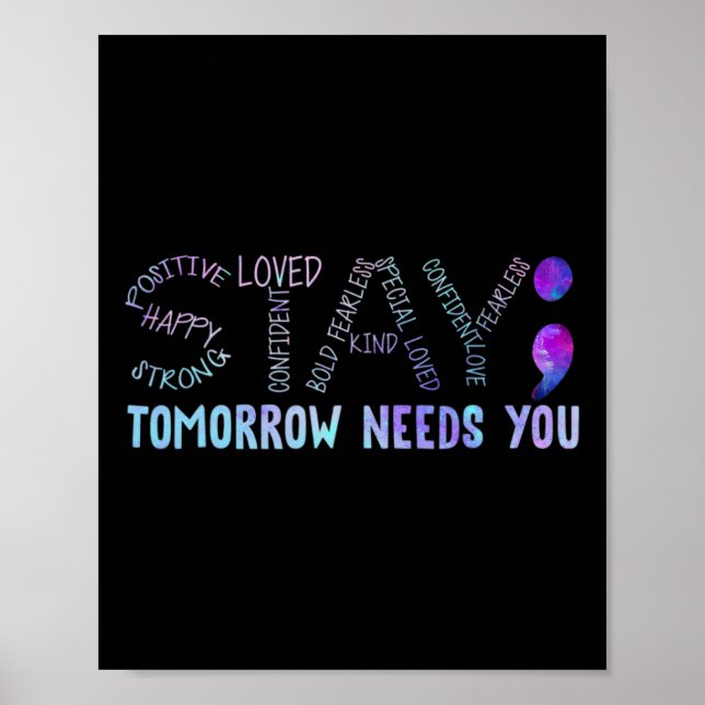 Poster Semicolon Séjour Demain A Besoin De Vous (Devant)
