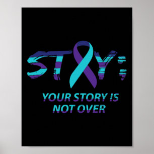 Poster Semicolon Sensibilisation au suicide Santé mentale
