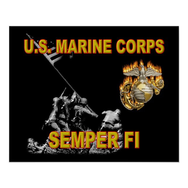 POSTER SEMPER FI (Devant)