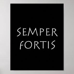 Poster Semper fortis