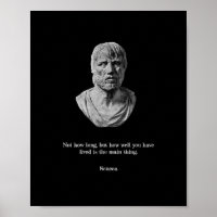 Poster Seneca - Philosophie stoïque