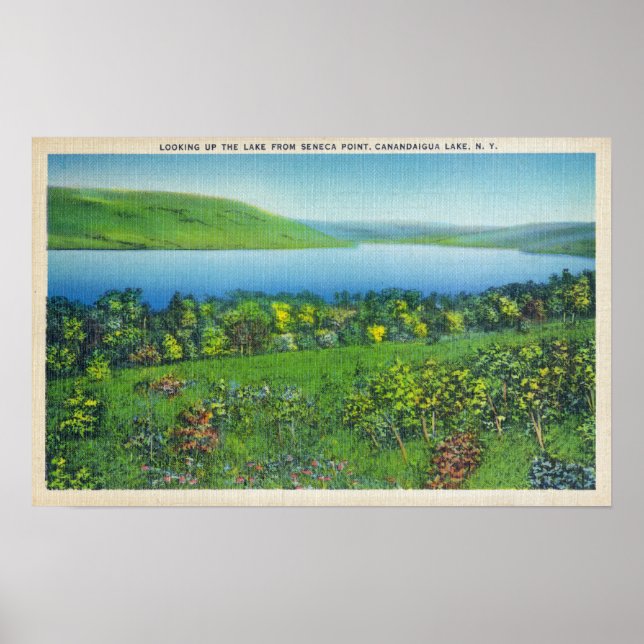 Poster Seneca Point Vue du lac (Devant)