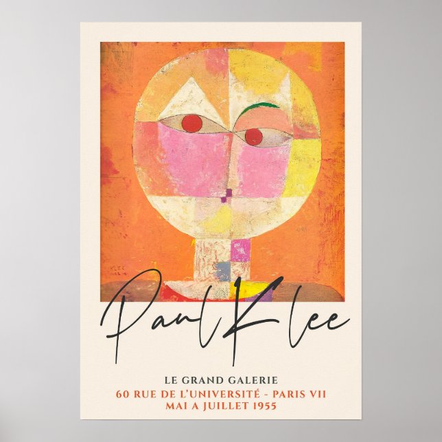 Poster Senecio (Devant)