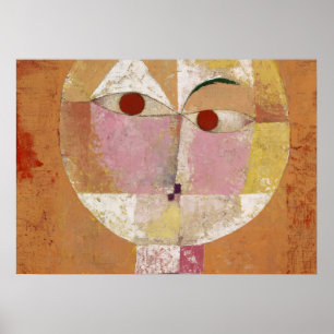 Poster Senecio, Bientôt vieilli par Paul Klee