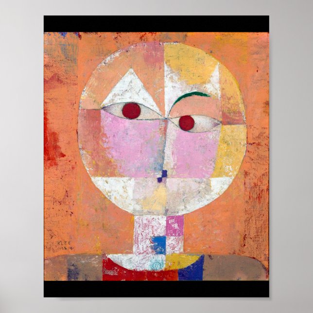 Poster Senecio, Paul Klee (Devant)