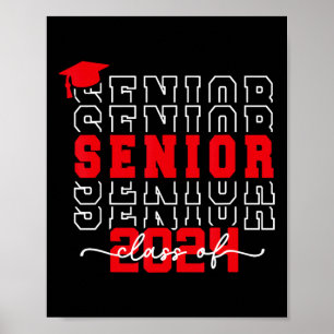 Poster Senior 2024 Class Of 2024 Back To School Graduatio
