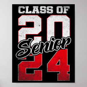 Poster Senior 2024 Class Of 2024 Seniors Graduation 2024