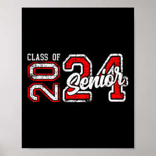 Poster Senior 2024 Class Of 2024 Seniors Graduation 2024