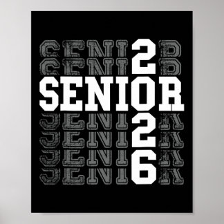 Poster Senior 2026 Back To School Graduation Teachers Kid