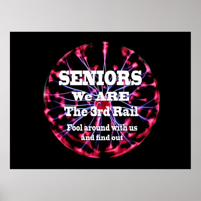 Poster Seniors Nous Sommes Le Troisième Rail (Devant)
