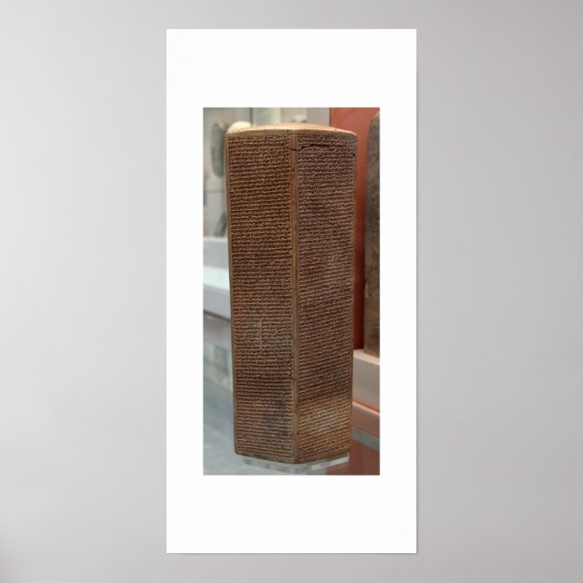 Poster Sennacherib prisme (Devant)