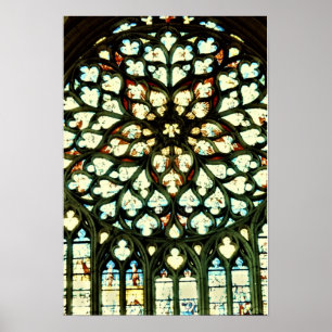 POSTER SENS CATHEDRAL ROSE WINDOW